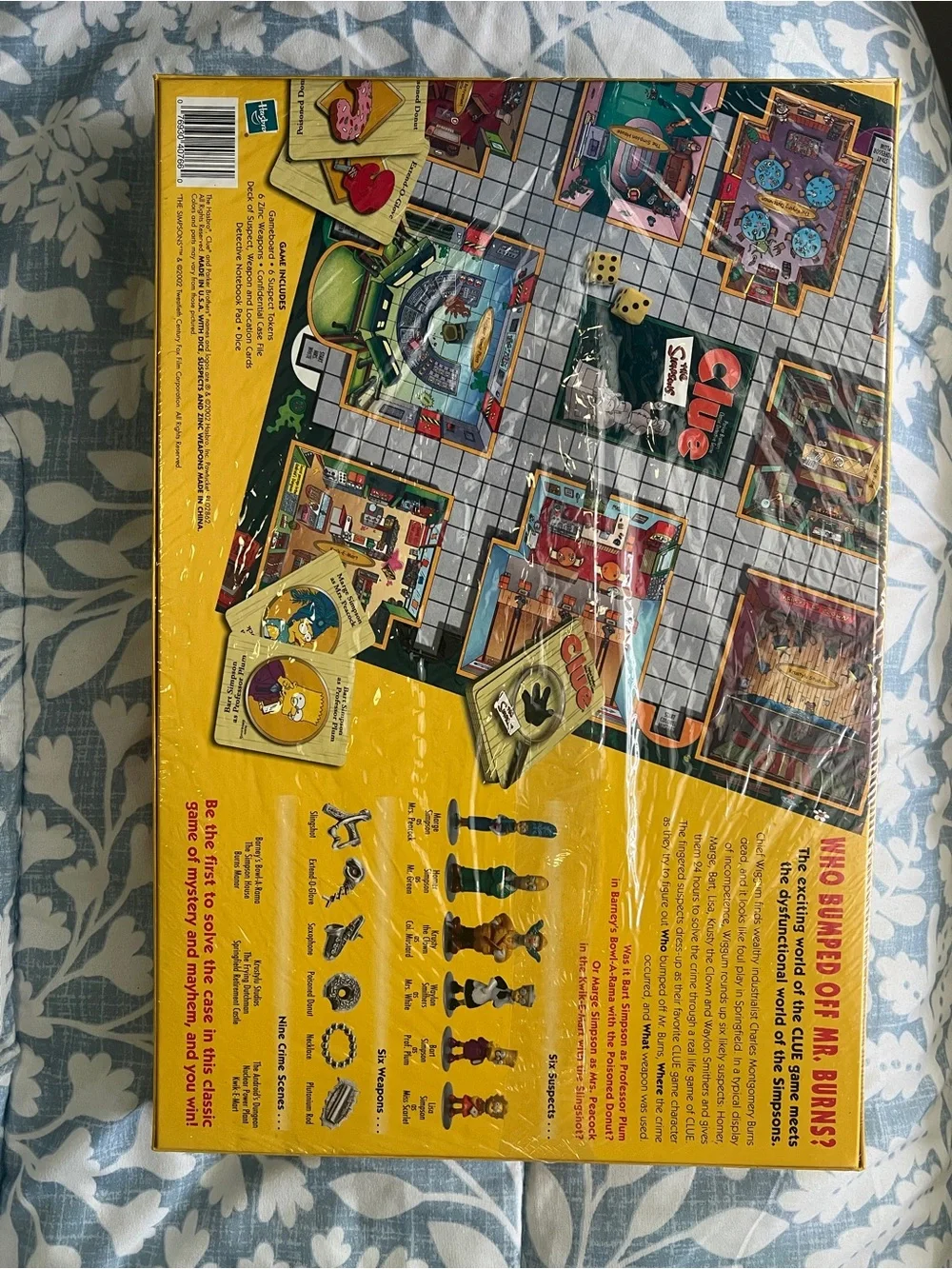 The Simpsons Clue Board Game - Colorful Box Art Edition